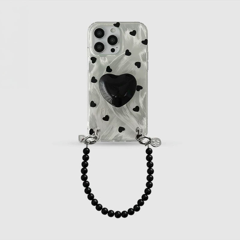 Holly iPhone case + hand grip + strap set