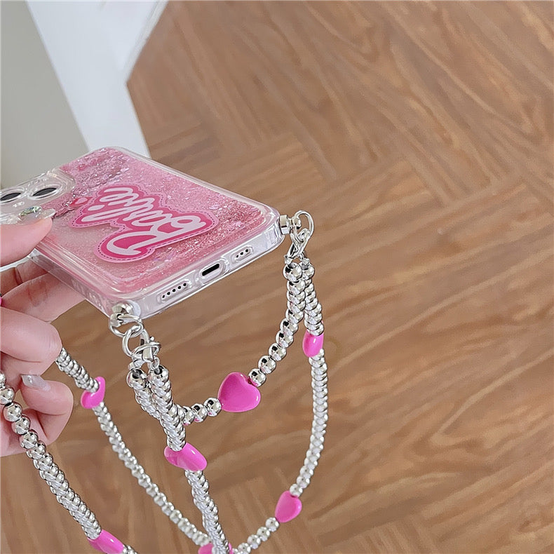 Barbie Bling iPhone Case + Long Strap Set