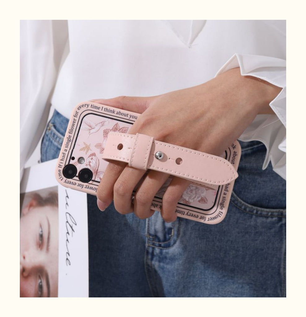 Flower Garden Phone Case + Strap Set