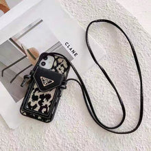 Load image into Gallery viewer, Leopard P iPhone Case + Strap Set