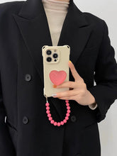 Load image into Gallery viewer, Glossy Heart iPhone case + strap set