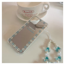 Load image into Gallery viewer, Blue Garden iPhone Case + Strap/Wristlet Set