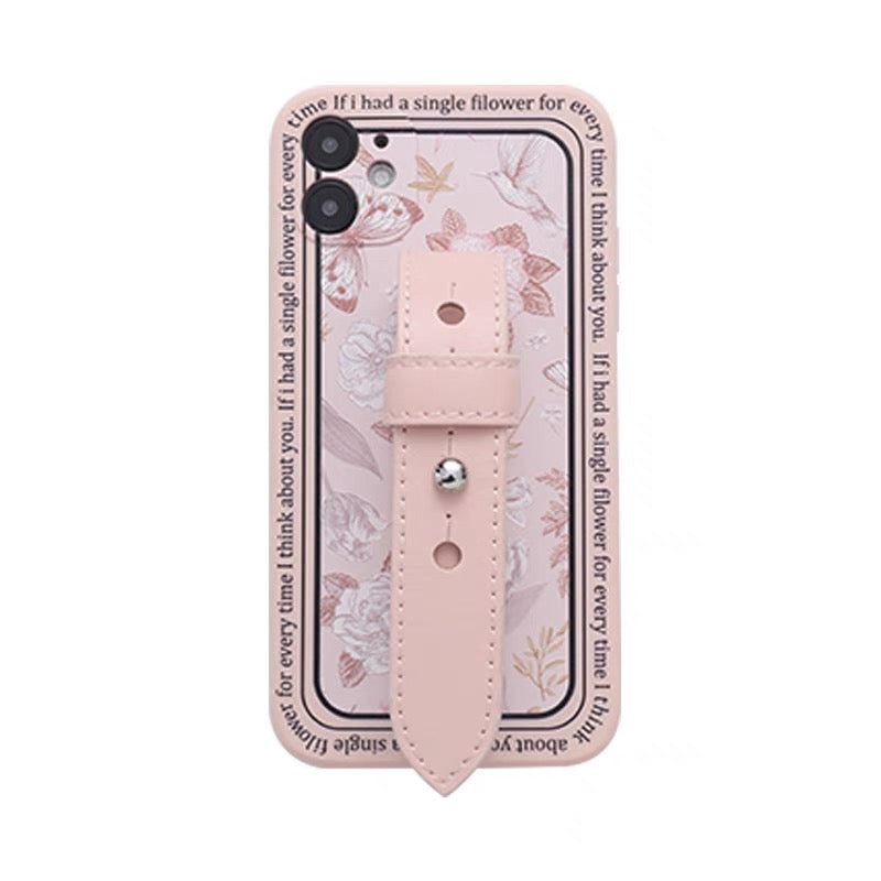 Flower Garden Phone Case + Strap Set