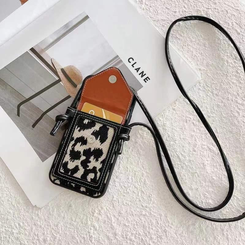 Leopard P iPhone Case + Strap Set