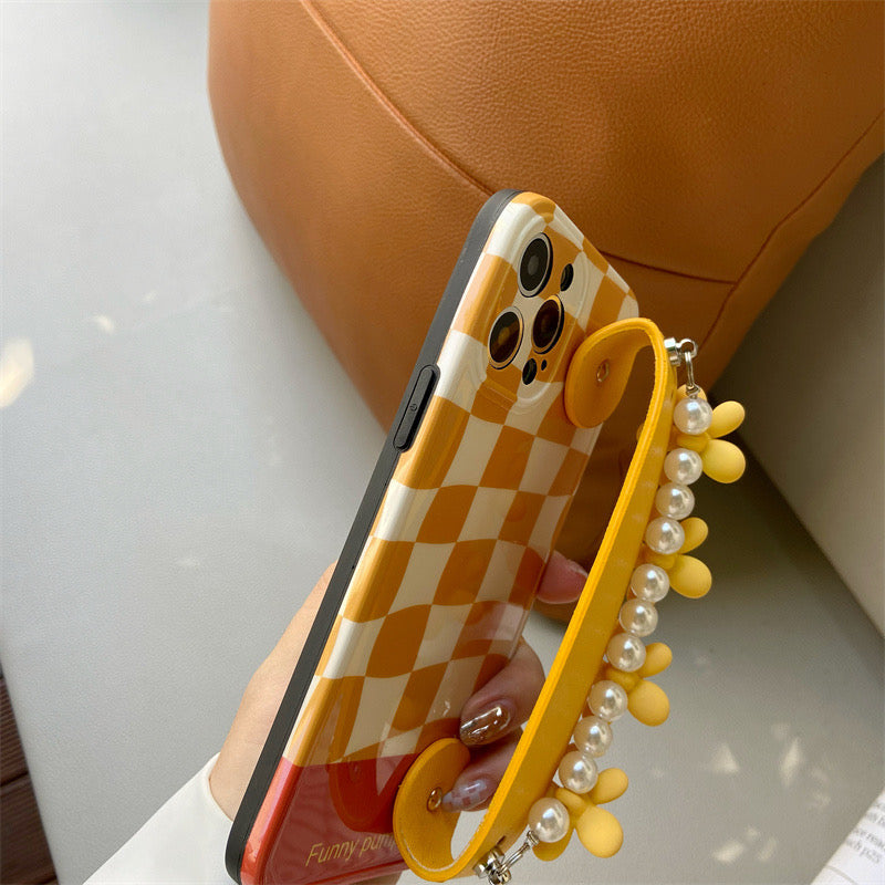 Yellow Dahlia Phone Case + Strap Set