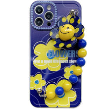 Load image into Gallery viewer, Flower Smile Phone Case + Strap Set