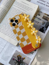 Load image into Gallery viewer, Yellow Dahlia Phone Case + Strap Set