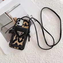 Load image into Gallery viewer, Leopard P iPhone Case + Strap Set