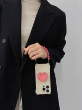 Load image into Gallery viewer, Glossy Heart iPhone case + strap set