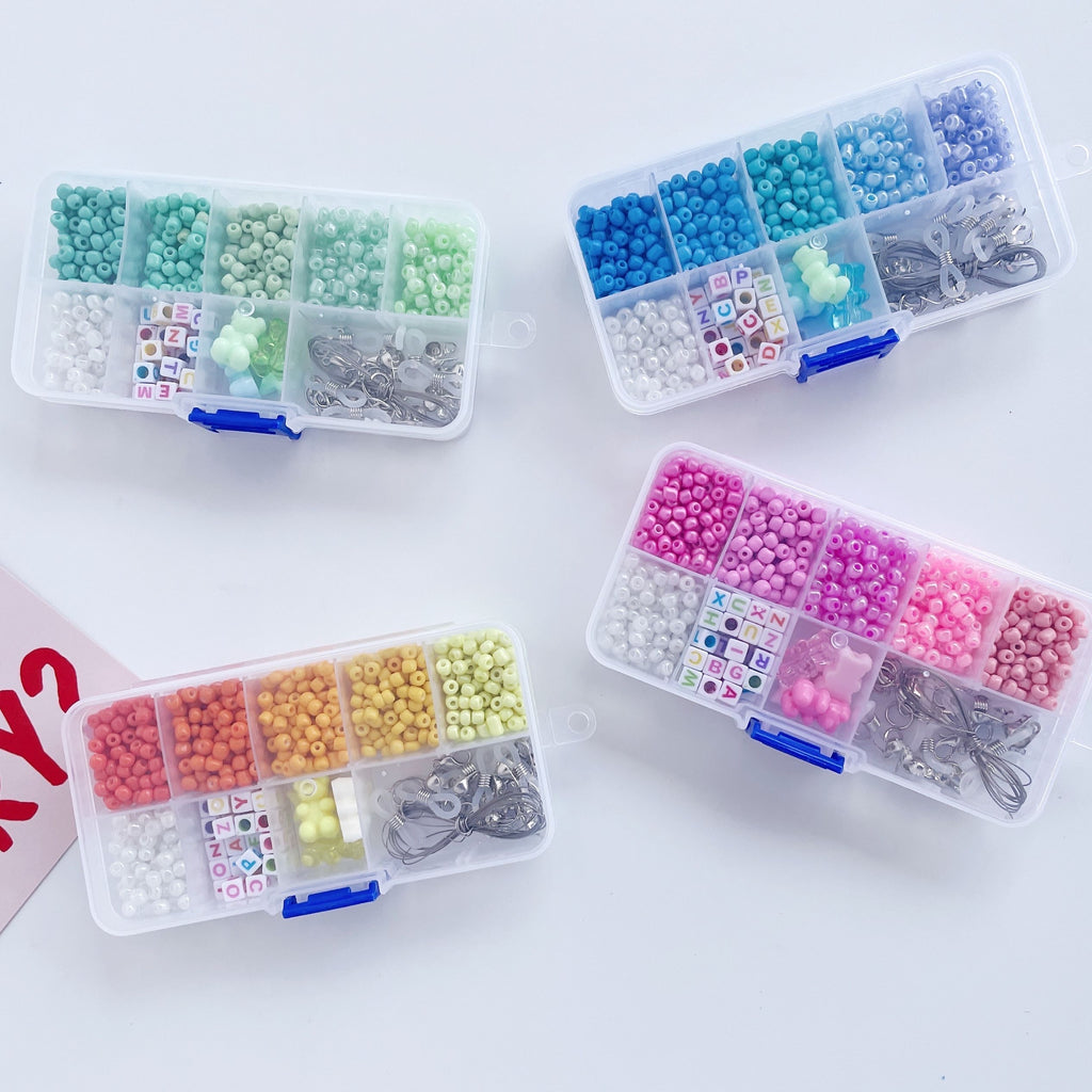 Rainbow JellyBear Daisies DIY Mask Strap Set