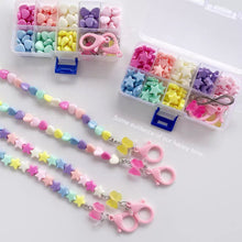 Load image into Gallery viewer, Pastel Hearts &amp; Stars DIY Mask Strap Set