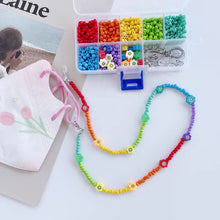 Load image into Gallery viewer, Rainbow Daisies DIY Mask Strap Set