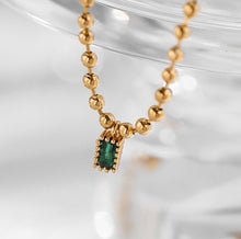Load image into Gallery viewer, Nicolette Emerald Necklace