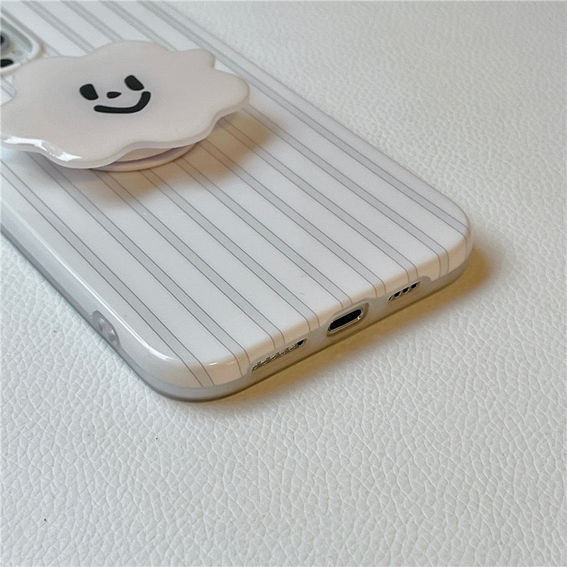 Cloudy Lines iPhone Case