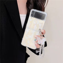 Load image into Gallery viewer, Buttery Samsung Zflip 3 Phone case + Wristlet Set