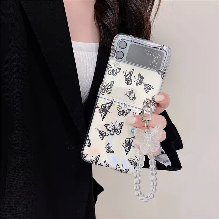 Buttery Samsung Zflip 3 Phone case + Wristlet Set