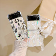 Load image into Gallery viewer, Buttery Samsung Zflip 3 Phone case + Wristlet Set