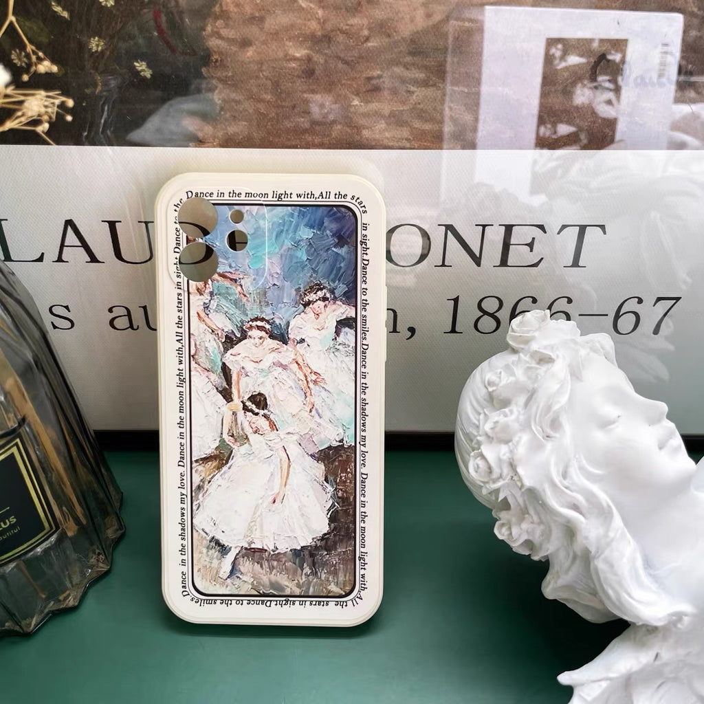 Ballerinas White iPhone Case