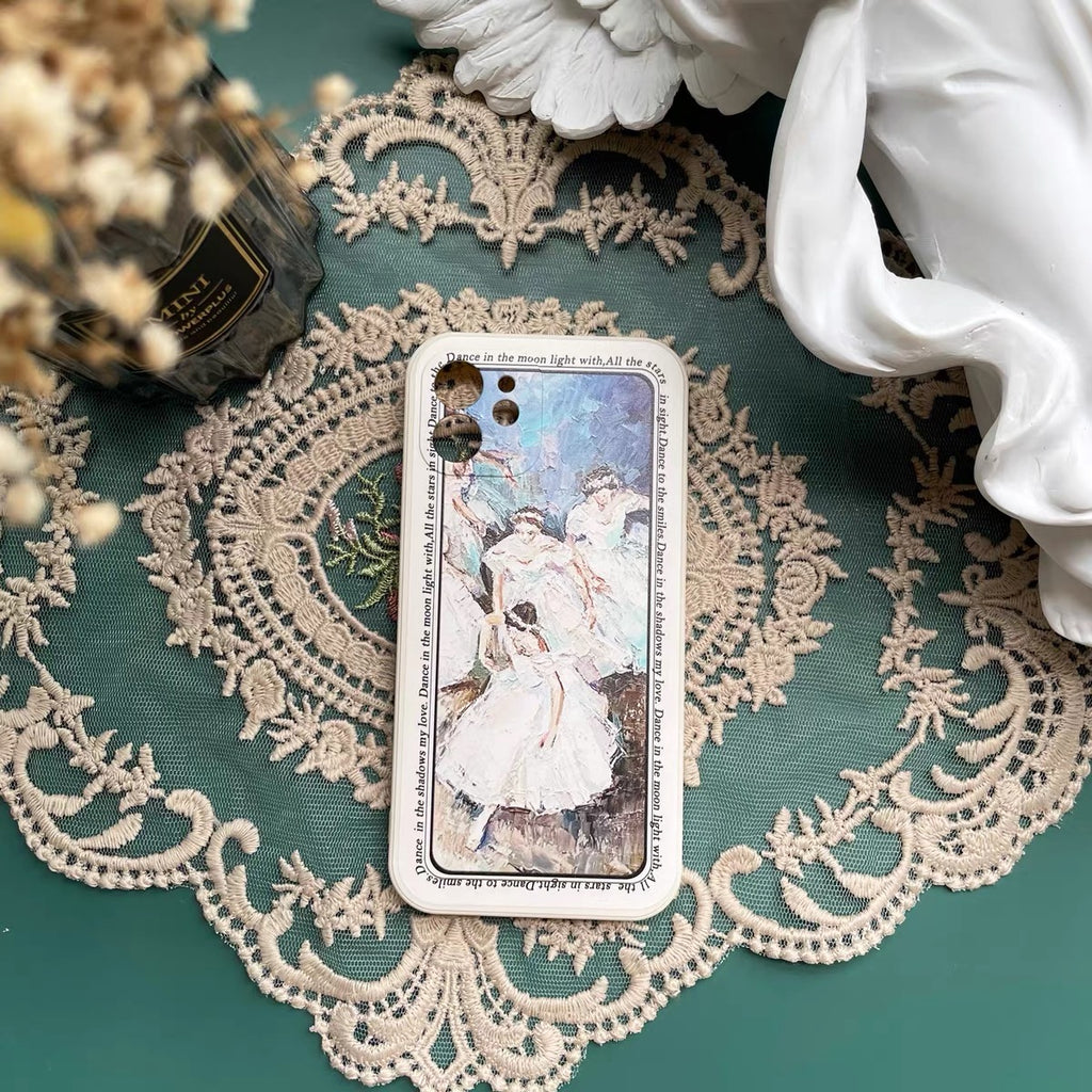 Ballerinas White iPhone Case