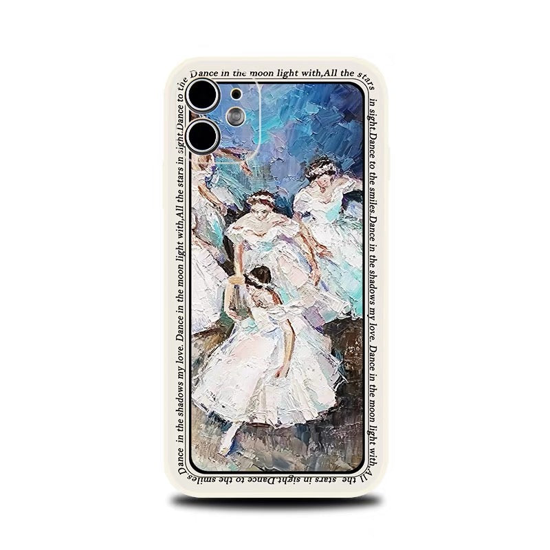 Ballerinas White iPhone Case