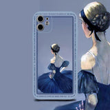 Blue Swan iPhone Case