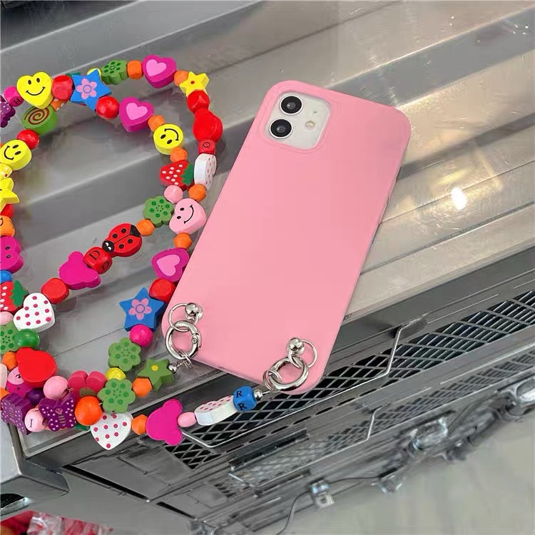 Rasberry iPhone case + strap set