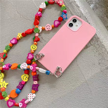 Load image into Gallery viewer, Rasberry iPhone case + strap set