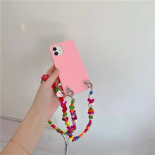 Load image into Gallery viewer, Rasberry iPhone case + strap set