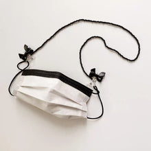 Load image into Gallery viewer, Liboni Black Mask Strap