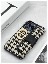 Load image into Gallery viewer, Houndstooth iPhone Case